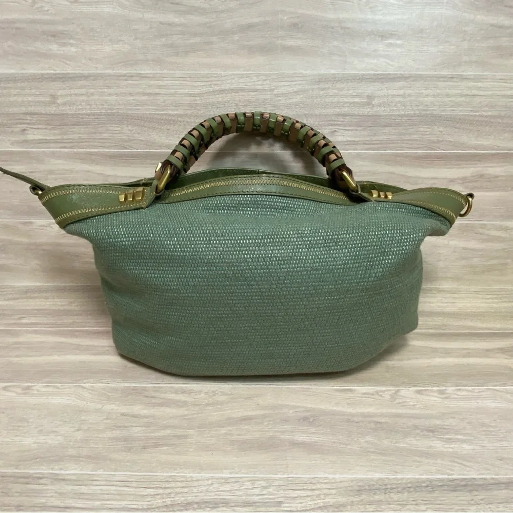 ORYANY / Fabric & Leather Boho Hobo Purse